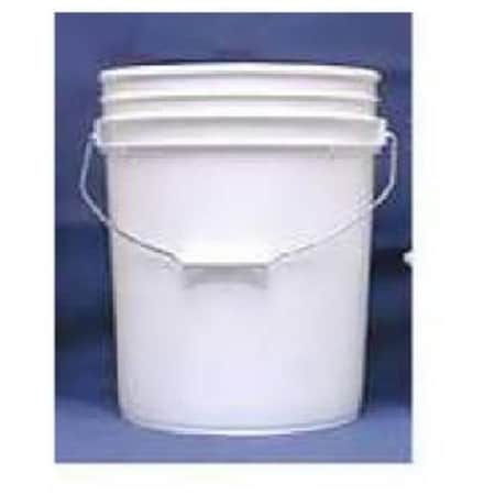 GOURMETGALLEY 5GLSKD White Plastic Industrial Pail - 5 Gallon GO568592